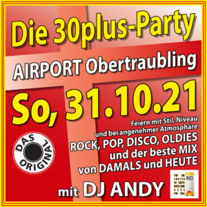 30Plus-Party mit DJ Andy