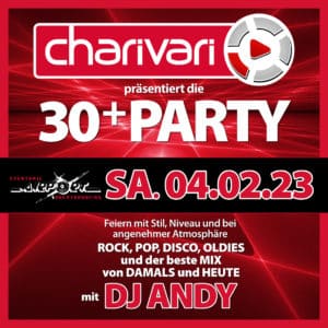 Charivari Ü30+ Party mit DJ Andy